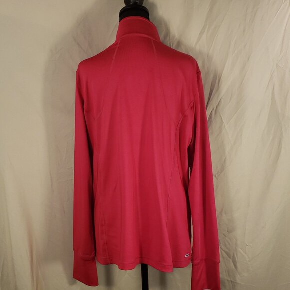 Women's Danskin NOW Semi-Fitted Warm-up Jacket in Fuchsia - XL - Picture 3 of 5